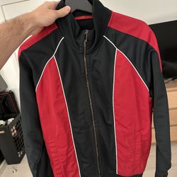 Carolina Herrera Red And Black Jacket - L