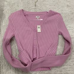 Aerie Pink Cardigan NWT