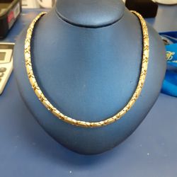 16" CHAIN CHOKER GARGANTILLA 10K 13.2GR