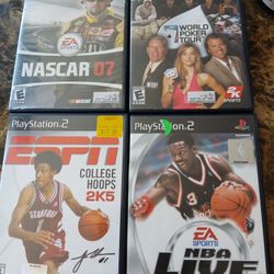 Lot of 4 PS2 Games PlayStation 2 Poker,Basketball &Poker

Lot of 4 PS2 games featuring "Need for Speed: Underground 2" in the racing genre. Other titl