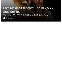 Post Malone & Jelly Roll Big Ass Stadium Tour Tickets 