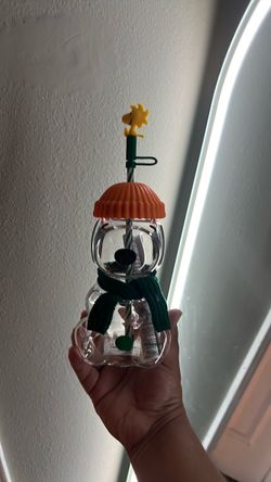 Starbucks snoopy glass