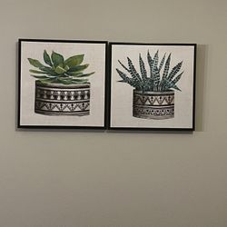 Tribal wall art (2 Pieces) 