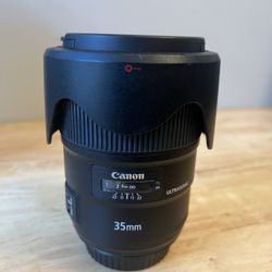 Canon EF 35mm F/1.4 II L Series Lens 