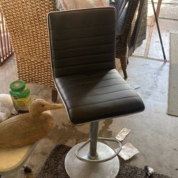 Chair with vinyl seating