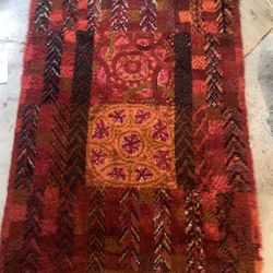 real Danish RYA shag RUG: made of wool and silk in Denmark 