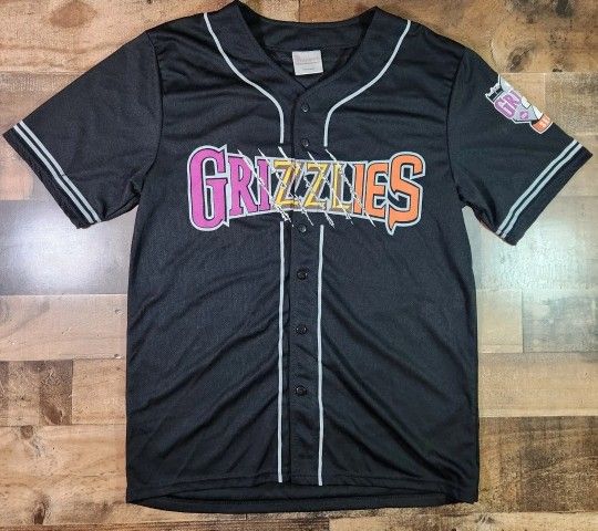 Fresno Grizzlies Promo 20th Anniversary Baseball Jersey Size Medium AAA Team