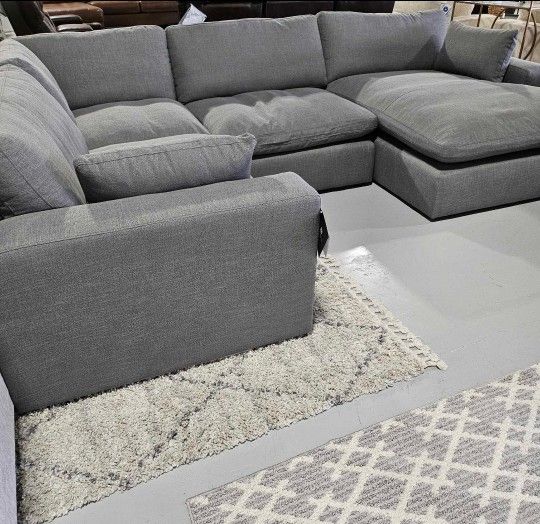 Elyza 4 PC Modular Sofa,  Furniture Couch Livingroom Sectional 