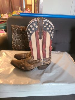 Dan Post American Flag Cowgirl boots Sz 6