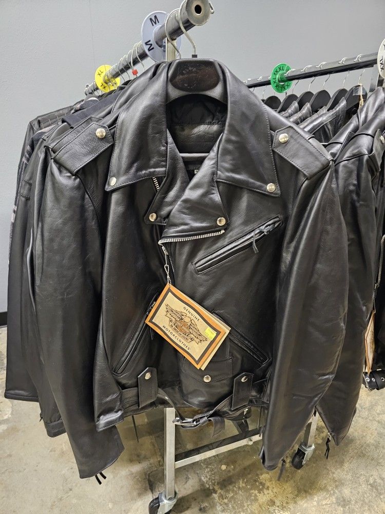 Vintage Harley Davidson Leather Jacket NEW OLD STOCK