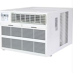 Arctic Wind 10,000 BTU 230V Through The Wall Air Conditioner With Supplemental Heat And Remote Control, Through The Wall AC Unit For Apartment, Bedroo