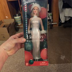 2001 Holiday Excitement Barbie 