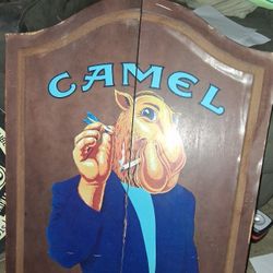 1992 Joe Camel Dart Board With Darts