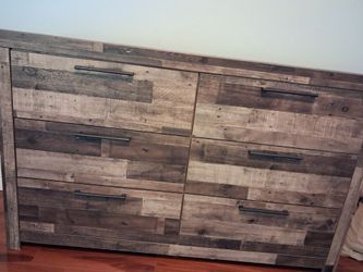 Queen size Bed Frame and matching dresser