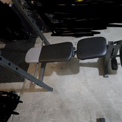 Weight Bench w/leg Curl 