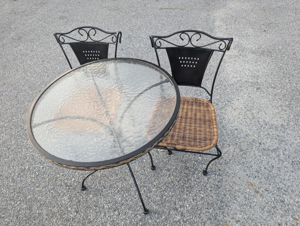 Wrought Iron Bistro Set