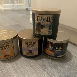 Bath And Body Works 3 Wick Candles