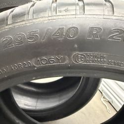 Michelin Tires (2) Size 295/40/20