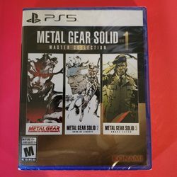 Metal Gear Solid Master Collection Vol 1 PS5 Standard Edition Brand New Sealed Avaialable Today 