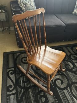 Small Wood Rocking Chair