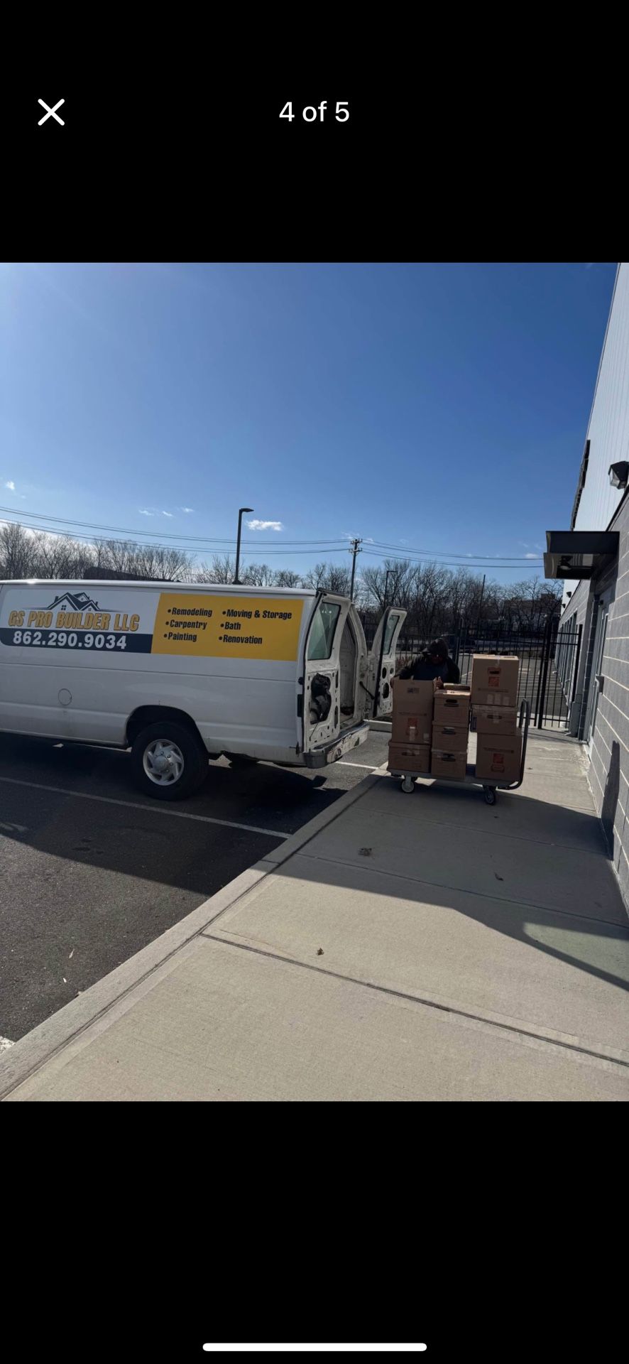 We provide moving and storage