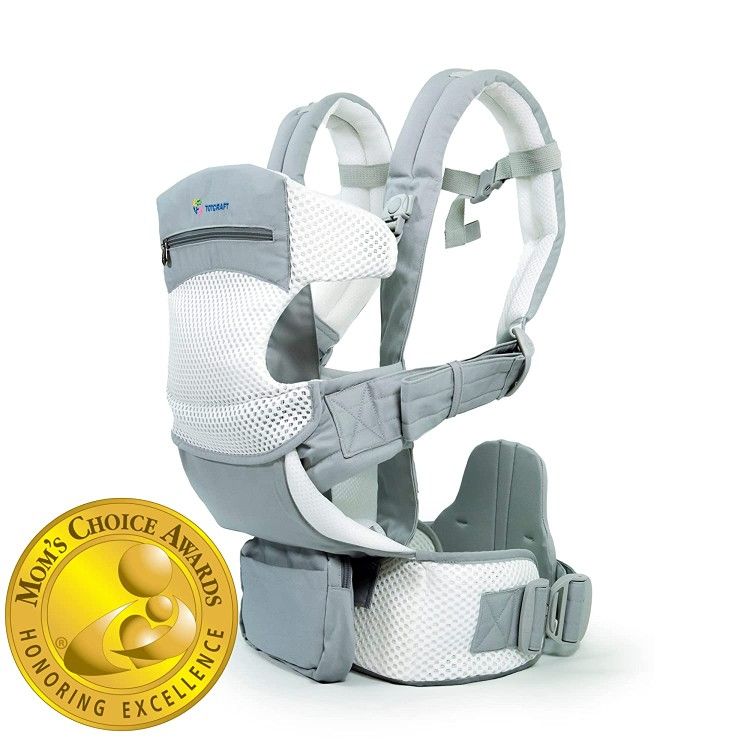 Organic Baby Carrier New Born to Toddler –Infant & Child Carrier with Lumbar Support for Men & Women –Baby Backpack Carrier for Hiking -Baby Holder &