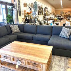Sorenton Slate RAF Sectional /couch 