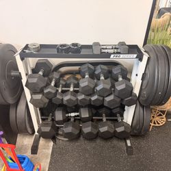 Dumbbell And Plate Rack 