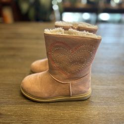 Pink Girls Boots