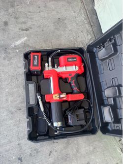 Heavy Duty Lightweight Cordless Grease Gun, 20V Max, Lithium-Ion Battery