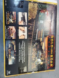 Gold rush train set