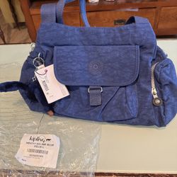Kipling ink blue Large   Felix Crossbody Bag/ purse/handbag