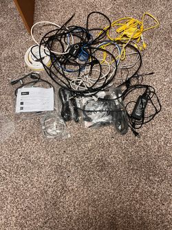 Random computer cables and cords