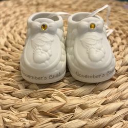 November’s Child Baby Shoes Gift