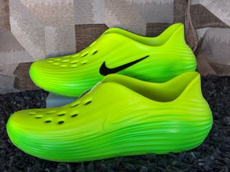New! Nike ReactX Rejuven8 Striking Green Mens Size 10 Slip On Shoes HV5060-300