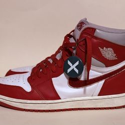 Jordan 1 Varsity Red Size 12 Women’s Fits Men’s10.5 Used With Box 