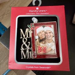 Mr & Mrs Christmas Ornament Brand New