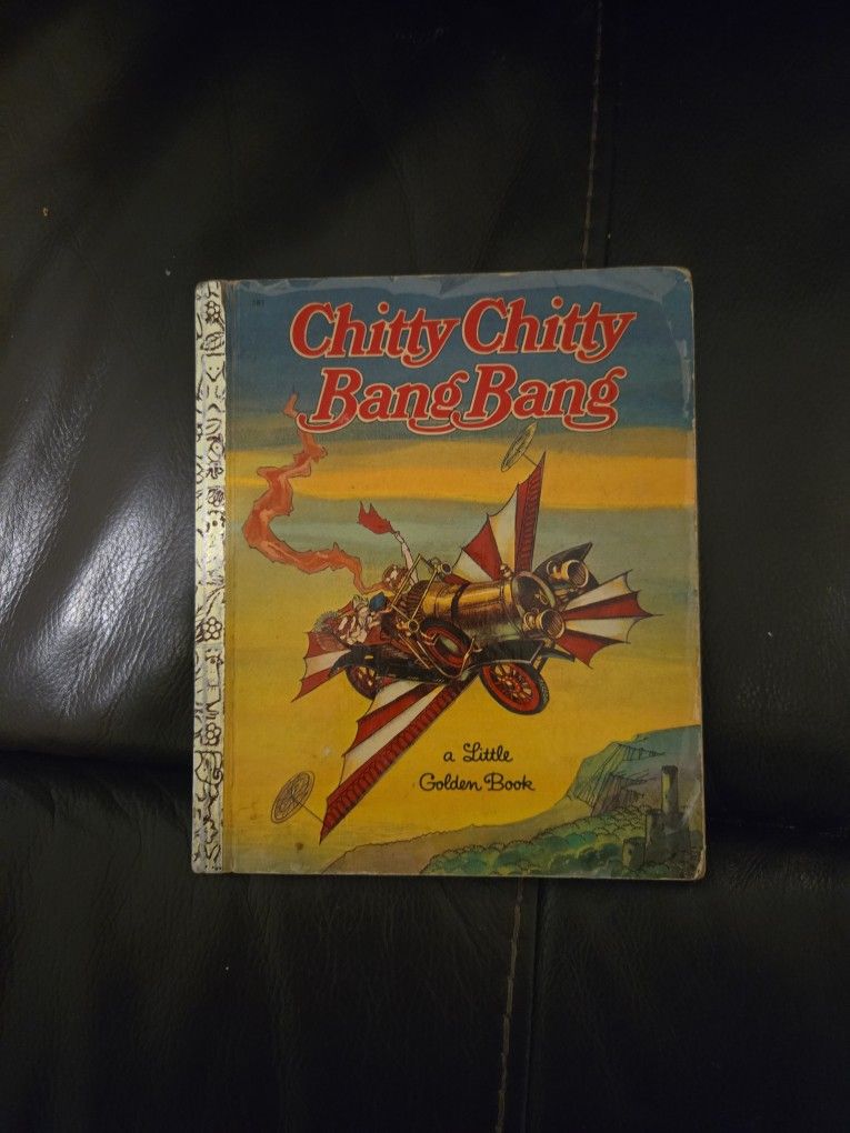 vintage Little Golden Book edition of Chitty Chitty Bang Bang.