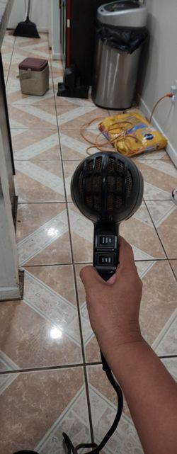 Black hair dryer