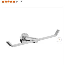 New glacier bay chrome bathroom wall mounted dual hanging hooks