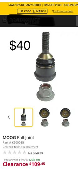 MOOG Ball Joint Set (2) For Lincoln Ford Jaguar $20