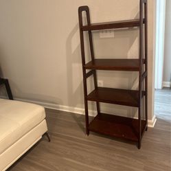 Set Of 2 Ladder Bookshelves 