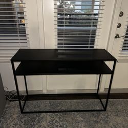 Black Metal Console Table