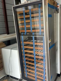 Large Dual Zone Wine Cooler (sub zero)  with Glass Door