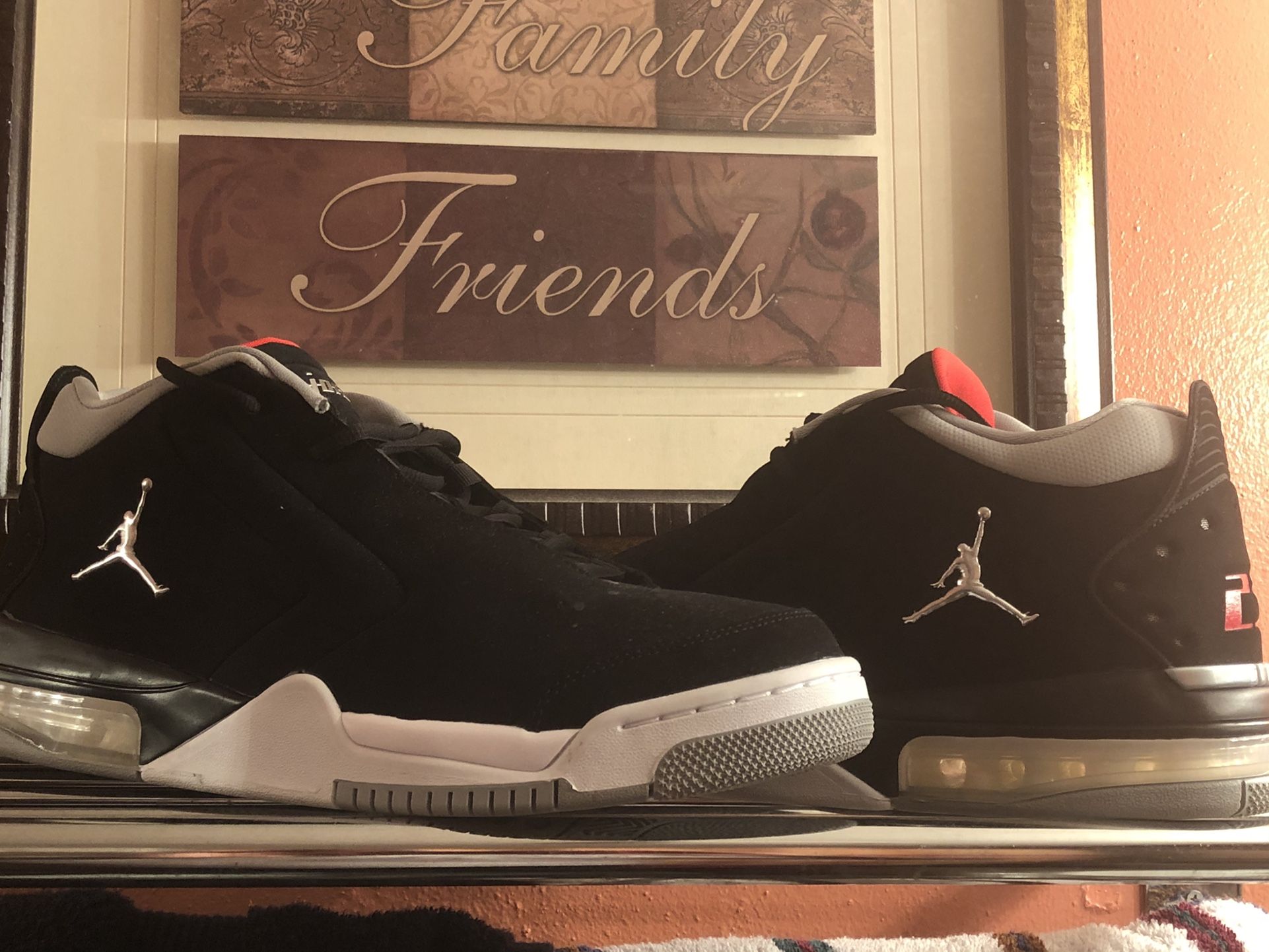 Jordan 23 Jumpman Black Tennis Shoes (size 13)