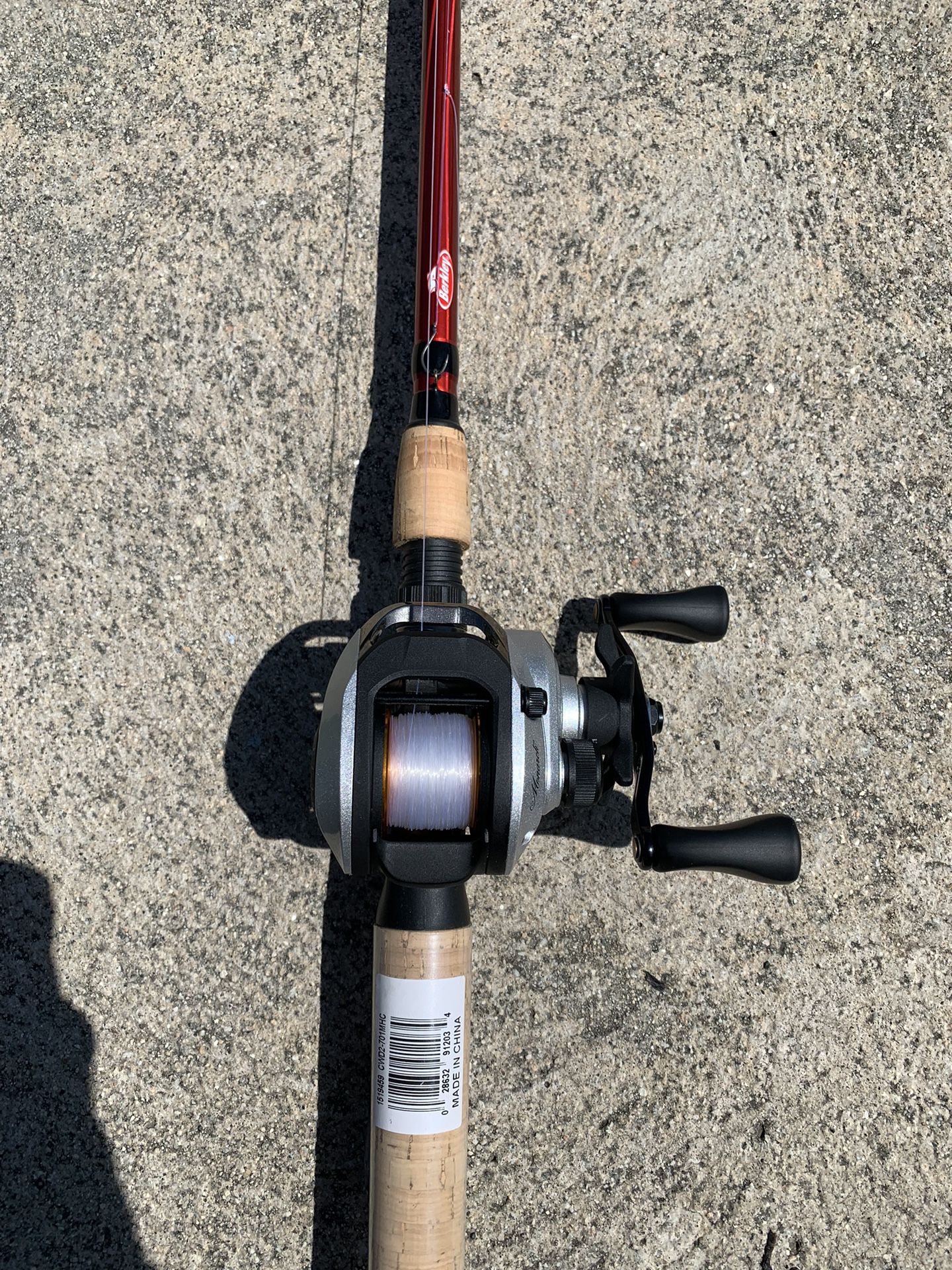 Baitcasting Fishing Reel And Rod 