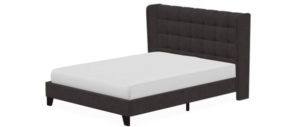 Queen size bed frame with headboard