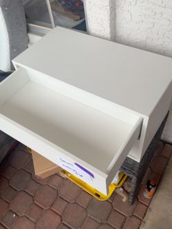 White Storage Drawers  soft close