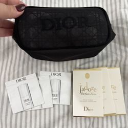 Dior Pouch And Perfume And Day Cream 