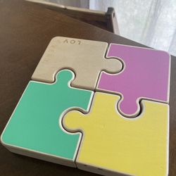 Lovevery Chunk Wooden Jigsaw Puzzle 